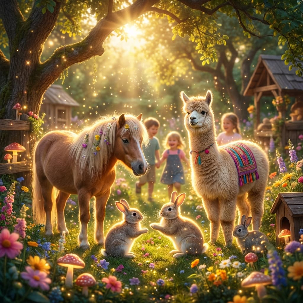 Magical Zoo Background